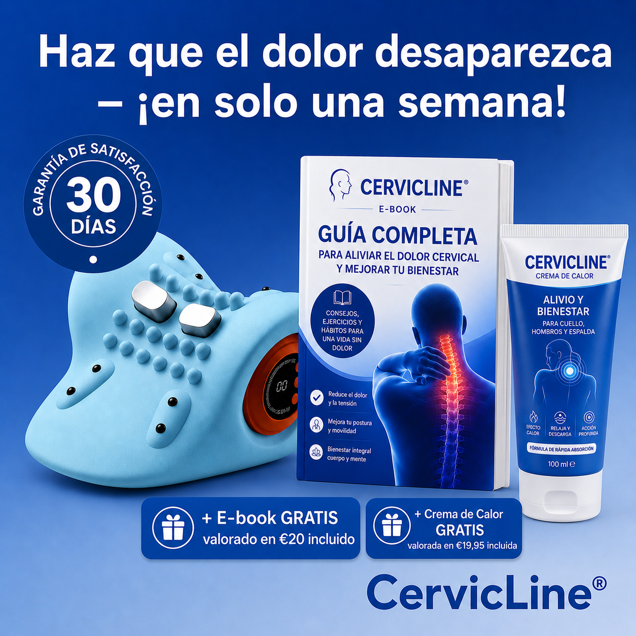 CervicLine® Masajeador 4 en 1